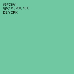 #6FC8A1 - De York Color Image