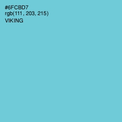 #6FCBD7 - Viking Color Image