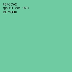 #6FCCA2 - De York Color Image