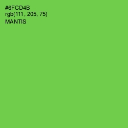 #6FCD4B - Mantis Color Image