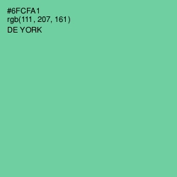 #6FCFA1 - De York Color Image