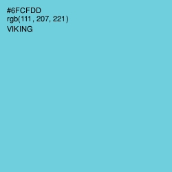 #6FCFDD - Viking Color Image