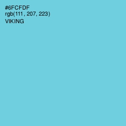 #6FCFDF - Viking Color Image