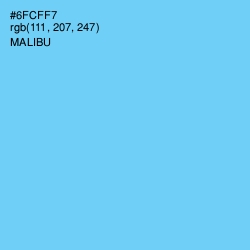 #6FCFF7 - Malibu Color Image