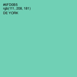 #6FD0B5 - De York Color Image