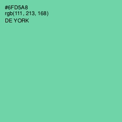 #6FD5A8 - De York Color Image