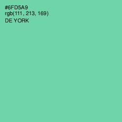 #6FD5A9 - De York Color Image