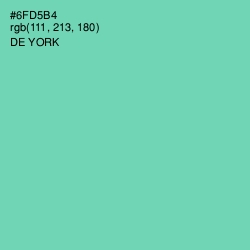 #6FD5B4 - De York Color Image