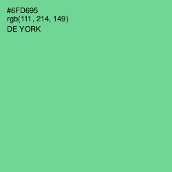 #6FD695 - De York Color Image