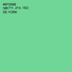 #6FD698 - De York Color Image