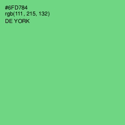 #6FD784 - De York Color Image