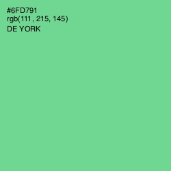 #6FD791 - De York Color Image