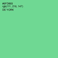 #6FD893 - De York Color Image