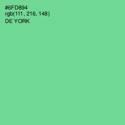 #6FD894 - De York Color Image