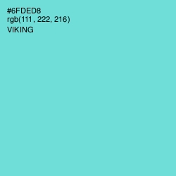 #6FDED8 - Viking Color Image