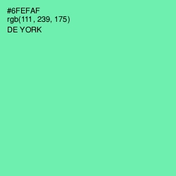 #6FEFAF - De York Color Image