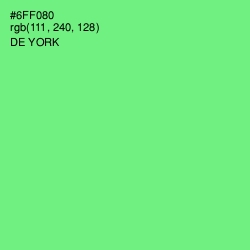 #6FF080 - De York Color Image