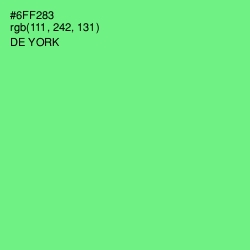 #6FF283 - De York Color Image