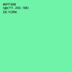 #6FF3A8 - De York Color Image