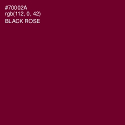 #70002A - Black Rose Color Image