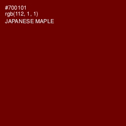 #700101 - Japanese Maple Color Image