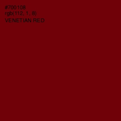 #700108 - Venetian Red Color Image