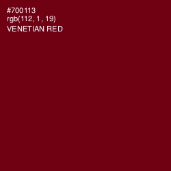 #700113 - Venetian Red Color Image