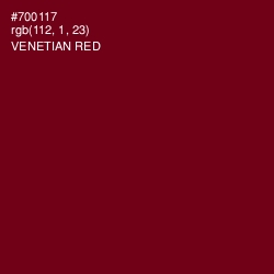 #700117 - Venetian Red Color Image