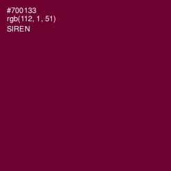 #700133 - Siren Color Image