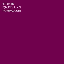 #70014D - Pompadour Color Image