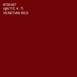 #700407 - Venetian Red Color Image