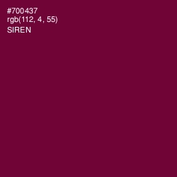 #700437 - Siren Color Image