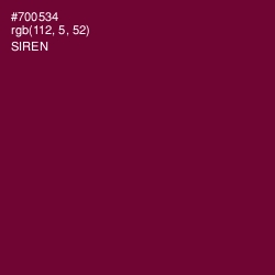 #700534 - Siren Color Image