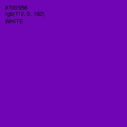 #7005B6 - Purple Color Image