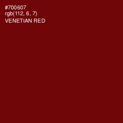 #700607 - Venetian Red Color Image