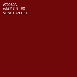 #70080A - Venetian Red Color Image