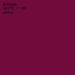 #700B3B - Siren Color Image