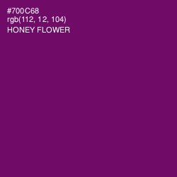 #700C68 - Honey Flower Color Image