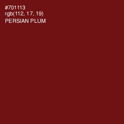 #701113 - Persian Plum Color Image