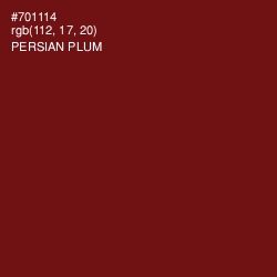 #701114 - Persian Plum Color Image