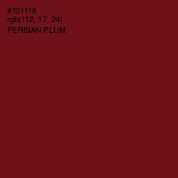 #701118 - Persian Plum Color Image