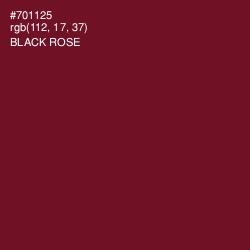 #701125 - Black Rose Color Image