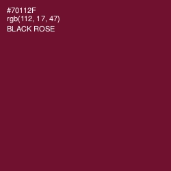 #70112F - Black Rose Color Image