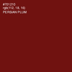 #701210 - Persian Plum Color Image