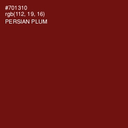 #701310 - Persian Plum Color Image