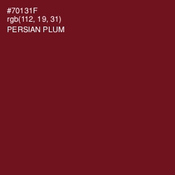 #70131F - Persian Plum Color Image