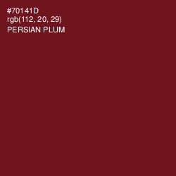 #70141D - Persian Plum Color Image