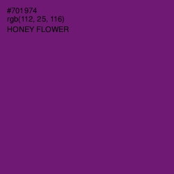 #701974 - Honey Flower Color Image