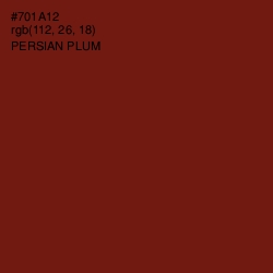 #701A12 - Persian Plum Color Image