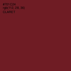 #701C24 - Claret Color Image